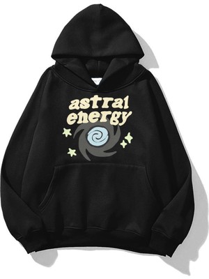 Tarzsokak Unisex Astral Energy Sweatshirt Siyah