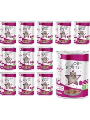 Esranın Dünyası Biftekli Pate Yaş Kedi Maması, 400 gr x 12 Adet