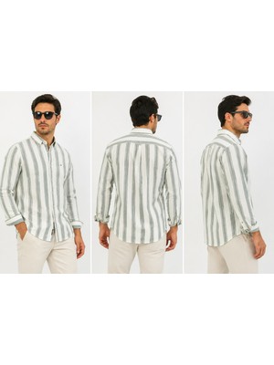 by Aydın By Aydin Yeni Sezon Gömlek Slim Fit Pamuklu Cepsiz Güzel Kalite