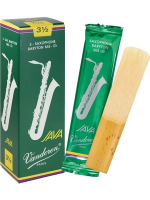 Vandoren SR3435 Bari Sax Java Reeds Strength 3.5; 5'li Kutu