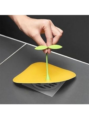 Esranın Dünyası Kötü Koku Önleyici Palmiye Lavabo Gider Kapatıcı Sarı Renk