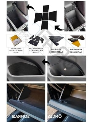 Esranın Dünyası Konfor Seti Iç Trim Kumaş Kaplama, Volvo S60 Uyumlu