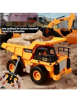 Esranın Dünyası Uzaktan Kumandalı Şarjlı LED Işıklı Iş Makinesi Kamyon
