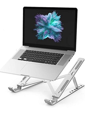 Esranın Dünyası Ergonomik Katlanır Aluminyum Dizüstü Bilgisayar Standı