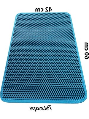 Esranın Dünyası 60X42 cm Elekli Kedi Tuvalet Paspası, Sert Plastik