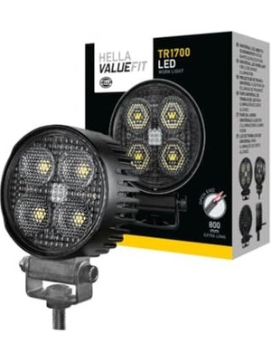 Esranın Dünyası Hella Led-Çalışma Farı TR1700-24/12V - 1700LM - Vidalanmış/montaj - Hareketli Montaj Barı - Yakın Alan Aydınlatması - Kablo Uzunluğu: 800MM - Soket Modeli: Açık Kablo Uçları LED Work L 1g0 357 111-002