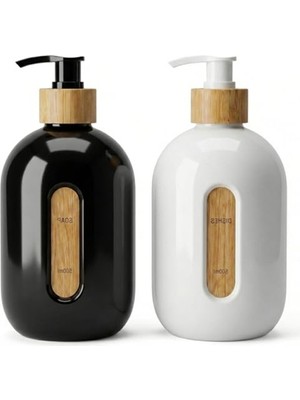 Esranın Dünyası 500 ml Cam Sıvı Sabunluk, Bambu Pompalı ve Şık Tasarım