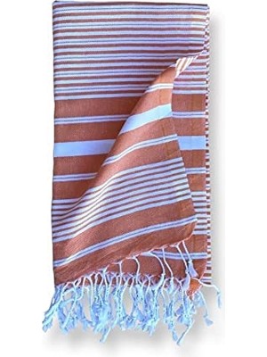 Esranın Dünyası Mulberry Maryon PEŞTEMAL%100 Pamuk Banyo Havlusu Orange (Orange)