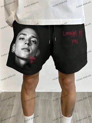 Tarzsokak Y2K Unisex Yaz Şort Bermuda Harajuka Anime Retro KOD-11433