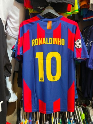 Rodak Spor Ronaldinho 10 Premium Kumaş Barcelona Nostalji