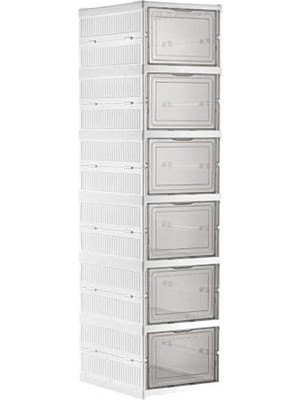 Esranın Dünyası Katlanabilir 6 Katlı Ayakkabılık, Taşınabilir Organizer