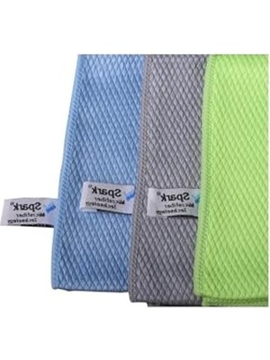 Esranın Dünyası 50X70 cm Mikrofiber Oto Temizlik Bezi, Gri Renk