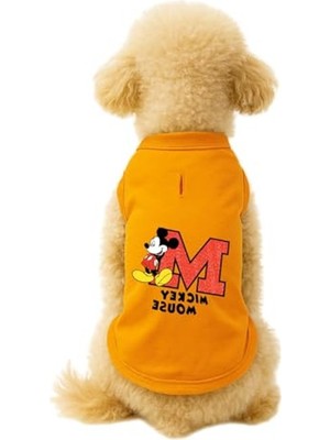 Esranın Dünyası Turuncu Mickey Mouse Atlet 2xl Kedi ve Köpek Kıyafeti