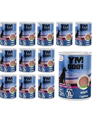 Esranın Dünyası Yetişkin Köpekler Için Biftekli Pate - 400 gr x 12 Adet