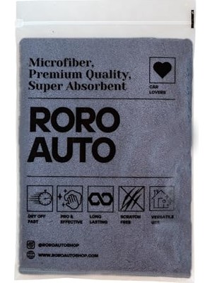 Esranın Dünyası Etna Mikrofiber Araç Yıkama Bezi & Oto Kurulama Havlusu 50X70