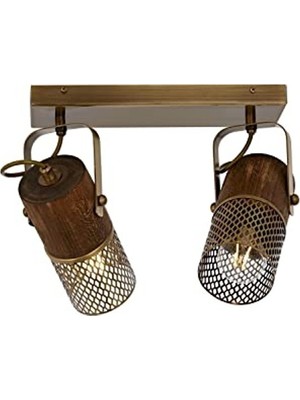 Esranın Dünyası Modern Metal Avize, E27 Ampul ile 32X25 cm Ölçü