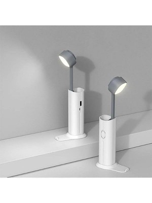 Esranın Dünyası Unichrome Şarjlı Dokunmatik 20 LED Çalışma Okuma Işığı Masa Lambası Ayarlanabilir Parlaklık Powerbank 1200MAH