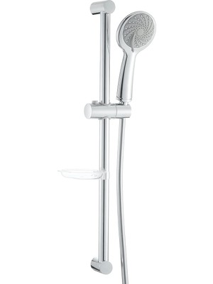 Artema A45680STA 3f Sürgülü El Duşu Takımı, 6 L/ Su Akışı, Duvara Monte, Krom