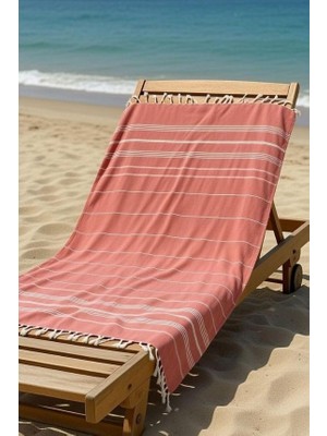 Esranın Dünyası Ka %100 Pamuk Peştemal Havlu 100X180 cm | Plaj Havlusu, Hamam Peştemali, Hızlı Kuruyan Hafif Banyo Havlusu Hardal