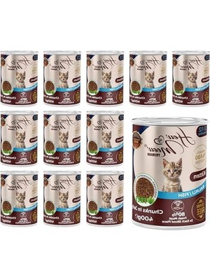 Esranın Dünyası Yavru Kedi Konserve Mama, 400 gr x 12 Adet