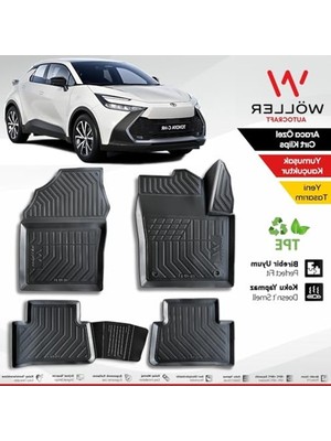 Esranın Dünyası 3D Havuzlu Paspas, Toyota Chr 2016-2025 Uyumlu
