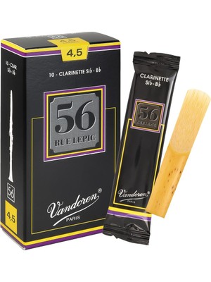 Vandoren CR5025 Bb Klarnet 56 Rue Lepic (Kalınlık 2,5) 10 Adet Sağlamlık 4.5