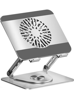 Esranın Dünyası Alüminyum Laptop Standı - 360° Döner, Ergonomik ve Soğutmalı Tasarım