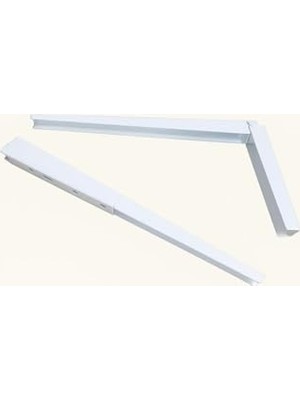 Esranın Dünyası Kırma Katlanır Masa Konsolu, 30 Cm, Dayanıklı Metal Malzeme, Duvara Monte Edilebilir, Katlanabilir Raf Ayağı, Masa Ayak Destek Aparatı, Kolay Kurulum, Çok Amaçlı Kullanım, 2'li Set (Beyaz)