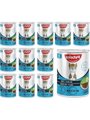 Esranın Dünyası Yetişkin Kedi Balıklı ve Jöleli Konserve Mama 400 gr x 12 Adet