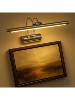 Esranın Dünyası 6W Krom Kasa LED Duvar Aplik | 3200K Gün Işığı
