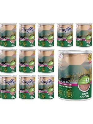 Esranın Dünyası Yetişkin Kedi Biftekli Pate - 400 gr x 12 Adet