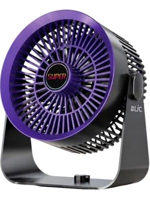 Esranın Dünyası Masaüstü Vantilatör, Şarjlı Masaüstü Fan, 1200 Mah Batarya, Uzun Kullanım Süresi, 4 Kademeli Ayarlanır Güç Modu, Soğutucu Vantilatör, Sessiz Çalışma, Ergonomik Tasarım, Masaüstü Kullanım