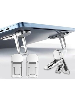 Esranın Dünyası Gri Renkli 2 Kademeli Yükseklik Ayarlı Laptop Standı