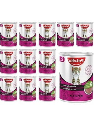 Esranın Dünyası Biftekli 400 gr Yaş Kedi Maması, 12 Adet Paket