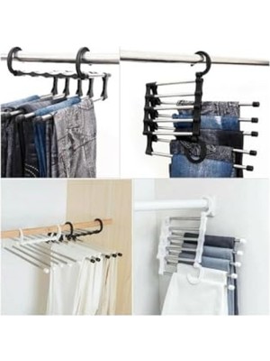 Esranın Dünyası 2 Katlı Pantolon Askısı (5'li) - Katlanabilir