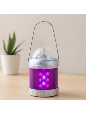 Zenviaa 3in1 Döner Disko Işığı, Fanus Fener ve 20W Powerbank ZENVIAA365423