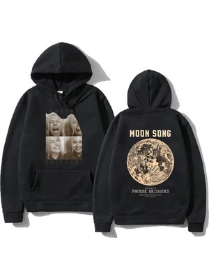 Tarzsokak Siyah Moda Rahat Hoodies Phoebe Bripocket Indie Halk Unisex Hoody ile Boy Yönlü Y
