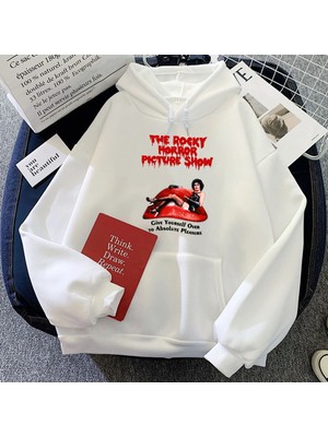 Tarzsokak Beyaz The Rocky Horror Picture Show Hoodies Thriller Comedy Film Graphic Clot