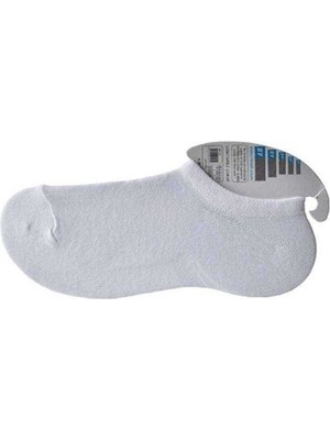 TeOra Store Beyaz Erkek Görünmez Çorap 6 Çift