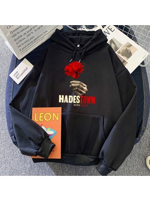 Tarzsokak Siyah Musical Hadestown Hoodies For Winter Casual Printing Roupas Femininas S