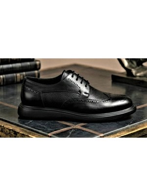 Klasik Erkek Ayakkabı Leosteps Black Tegan