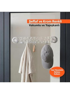 Belirtilmemiş Vakumlu ve Yapışkanlı Askı – Mutfak ve Banyo Için Delme Gerektirmeyen Duvar Askılığı
