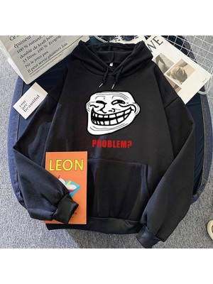 Tarzsokak Siyah Sorun Trollhoodies Hoodies Komik Grafiksıcak Kap