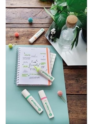 Belirtilmemiş Kalemlerine Highlighter 24 Ecoline, Doldurulabilir, Pembe