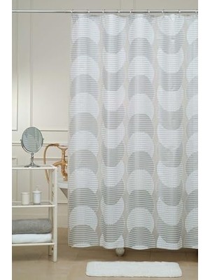 Belirtilmemiş D-15202 Dolunay Banyo Perdesi 180 * 200 Pvc