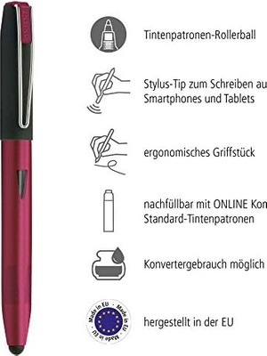 Belirtilmemiş Online Switch Plus Ruby Roller Kalem