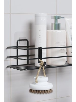Belirtilmemiş Yapışkanlı Banyo Rafı Duş Şampuanlık Duvar Düzenleyici Organizer