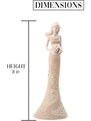 Belirtilmemiş Little Things Mean A Lot Beklemeyin Mutter Figür, 20,3 Cm, Çiçek
