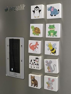Belirtilmemiş Efe'nin Hayvanat Bahçesi Seri-1 / Manyetik Blok- Magnet 20 Hayvan Figürü