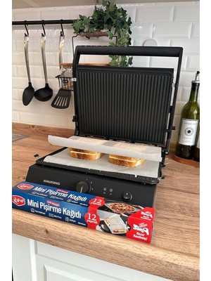 Belirtilmemiş Airfry, Tost, Fırın Için Mini Kesilmiş Pişirme Kağıdı 30X42CM